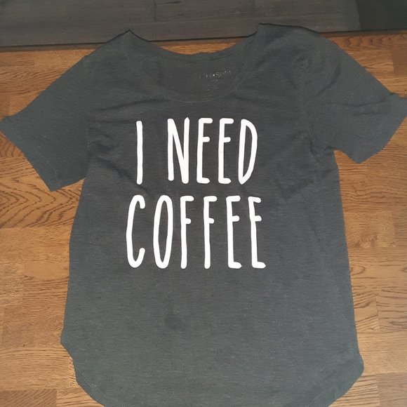 Fitted I need coffee  shirt. - Picture 2 of 2